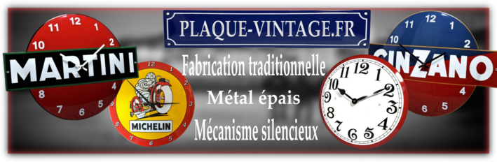 Horloges émaillées artisanales